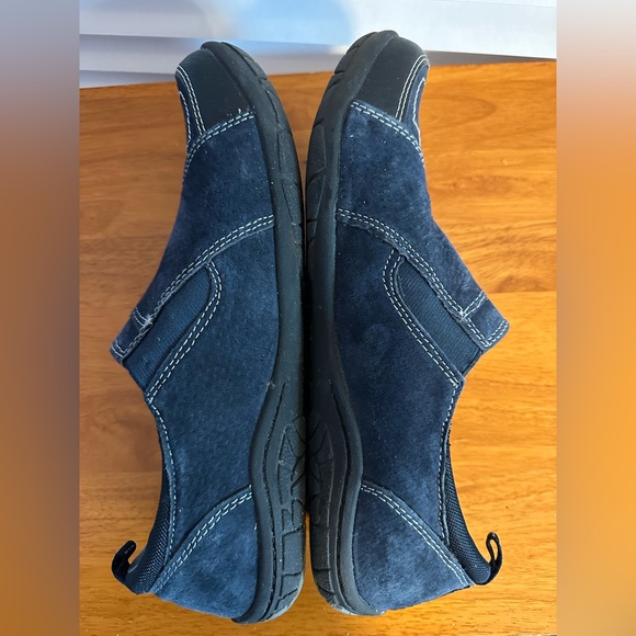 Earth Origins Alison Womens Blue Suede Strap Lifestyle Sneakers Shoes - Picture 9 of 10